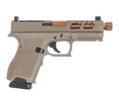PSA Dagger Compact 9mm Pistol With SW6 RMR Slide & Copper Threaded Barrel, FDE