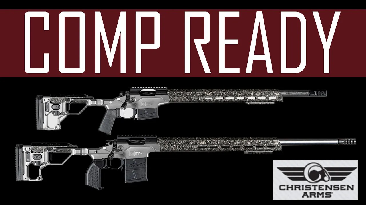Christensen Arms Modern Precision Rifle and Competition chassis at Shot Show 2023 booth