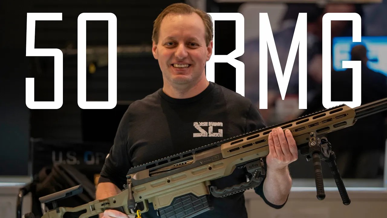 Victrix Corvo 50 BMG and Venus 22LR precision rifles Shot Show 2023 US Optics booth