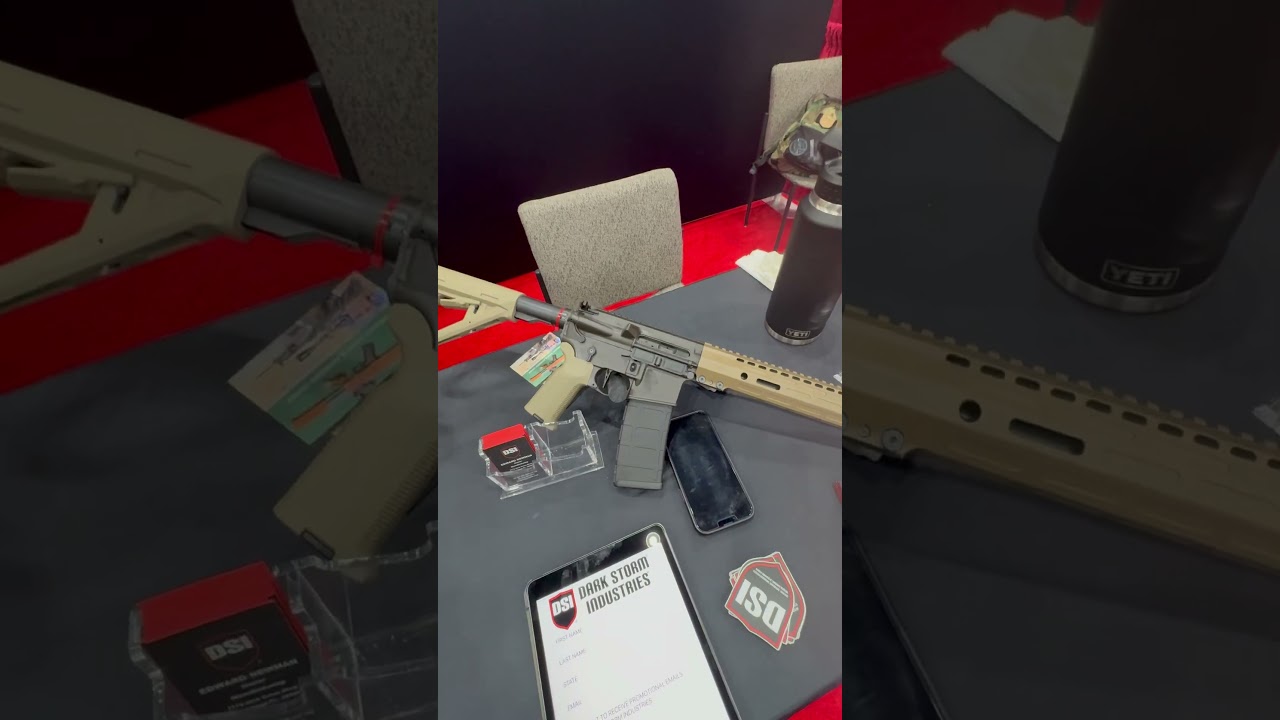 Dark Storm Industries DS-25 MFR at NRA — SlavGuns YouTube short