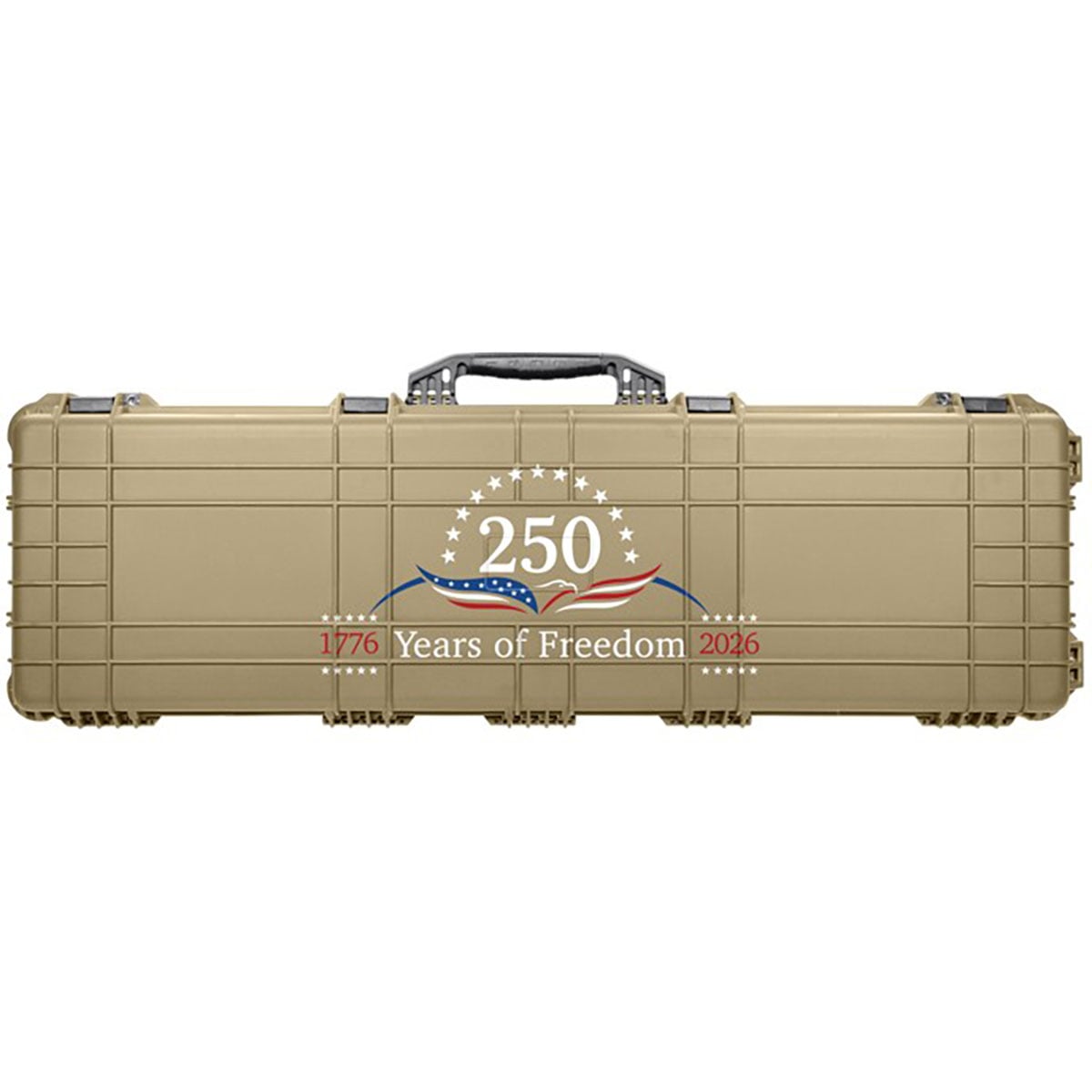 EYLAR 53 inch rolling rifle case RAGAR foam