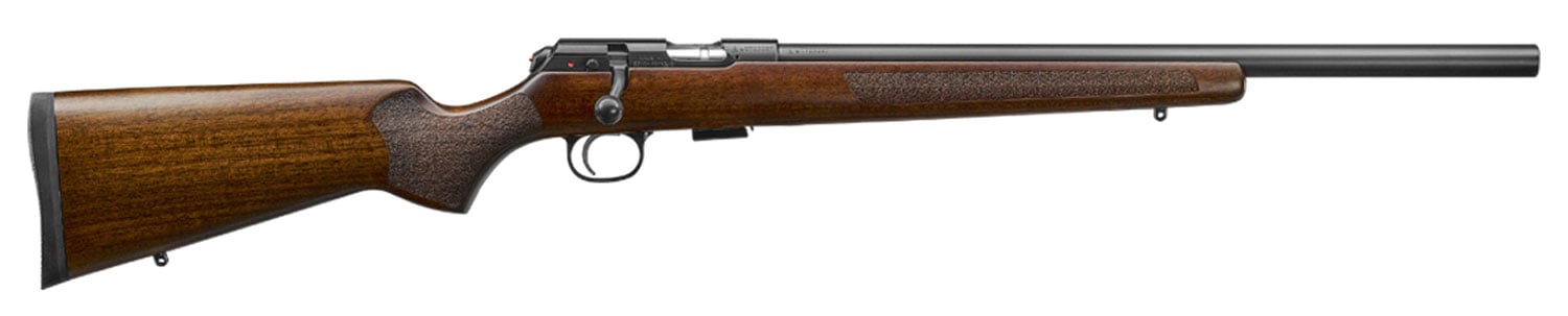 CZ 457 Varmint .22LR bolt action rifle brown