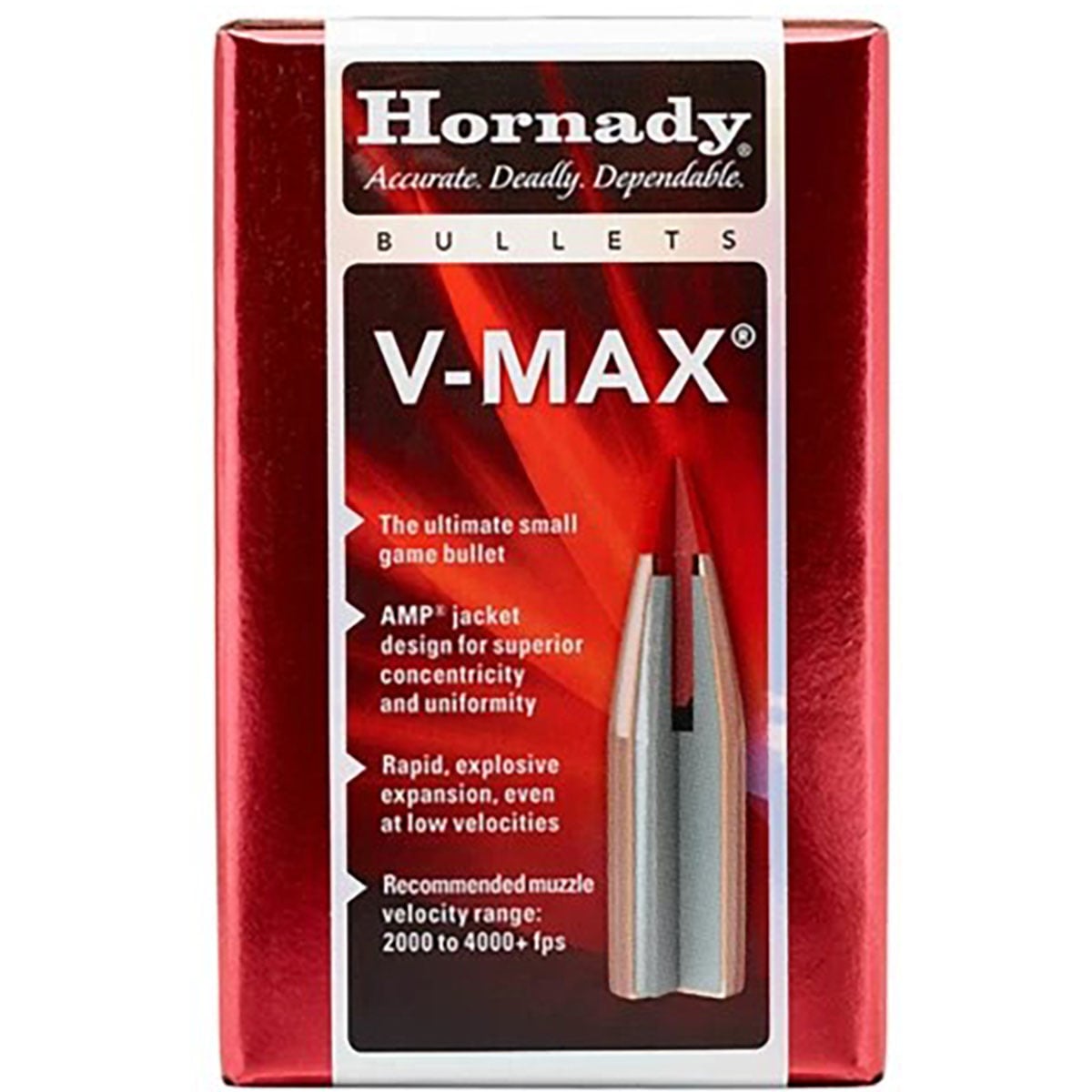 Hornady V-MAX 6mm 58gr 100 box