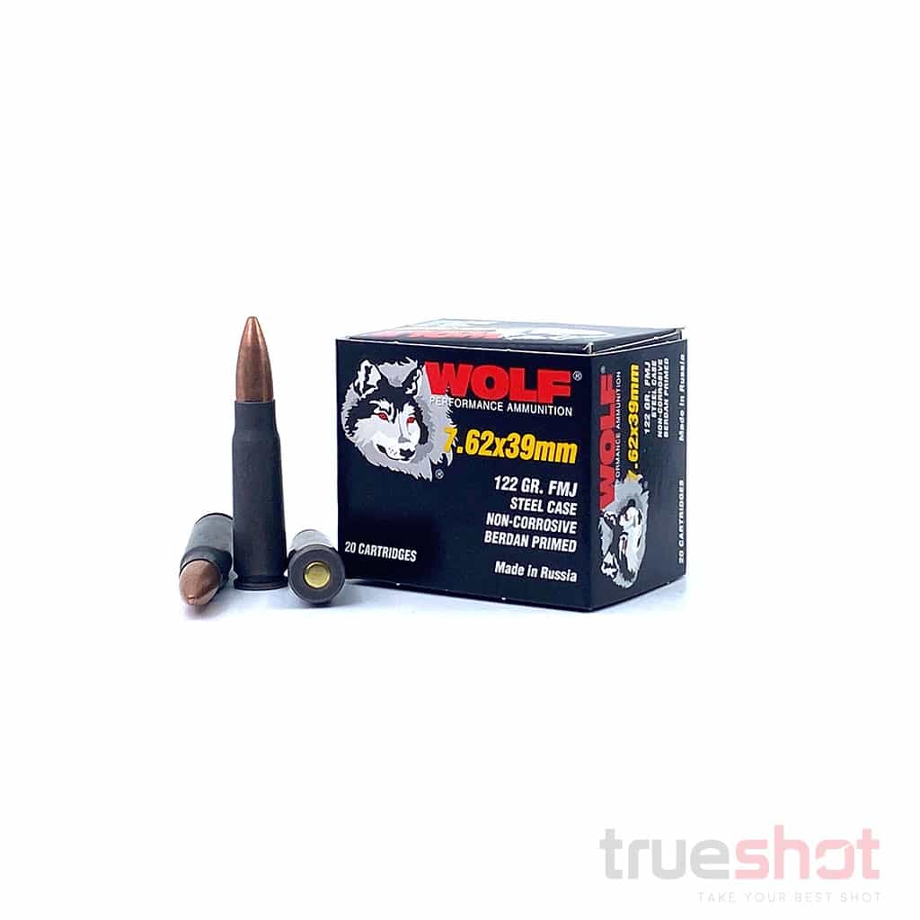 Wolf 7.62x39 122gr FMJ 20rd
