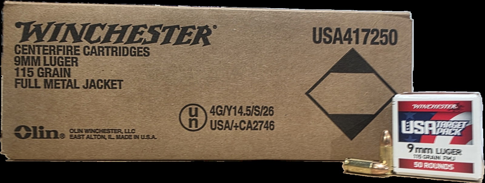 Win USA 9mm 1000rd