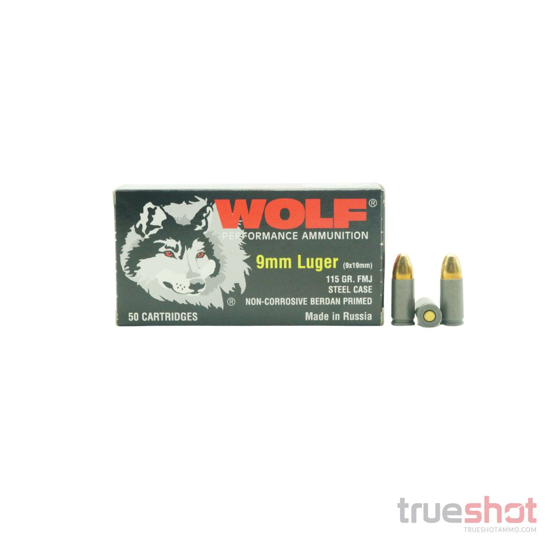 Wolf 9mm 50rd