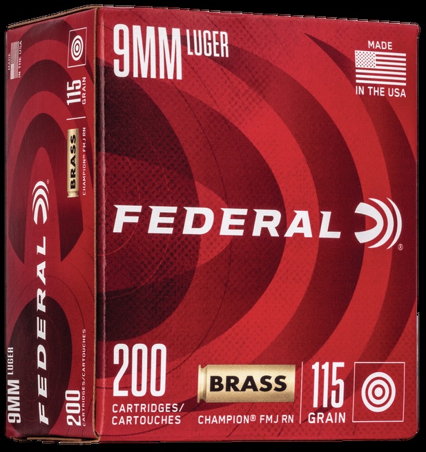 Federal Champion 9mm 200rd