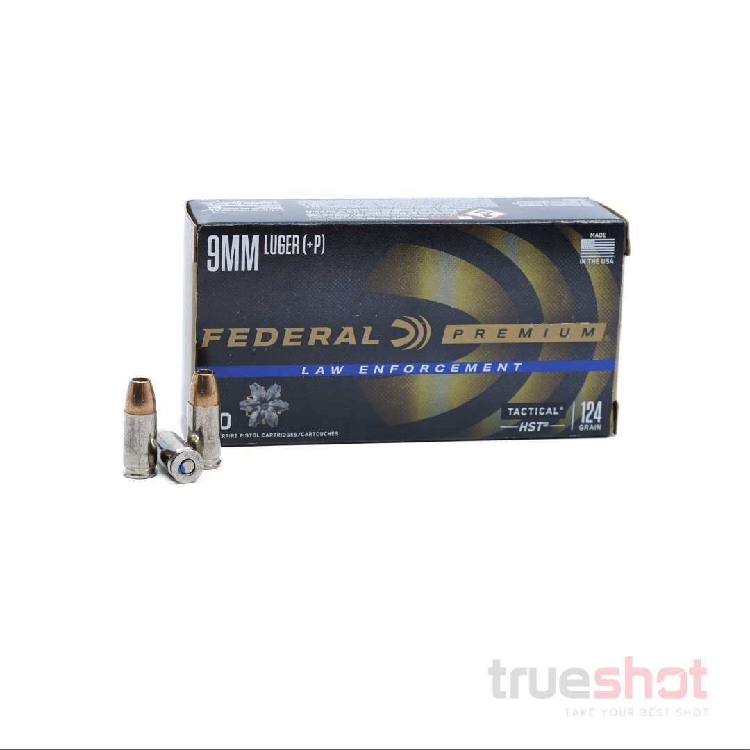 Federal 9mm +P HST 50rd