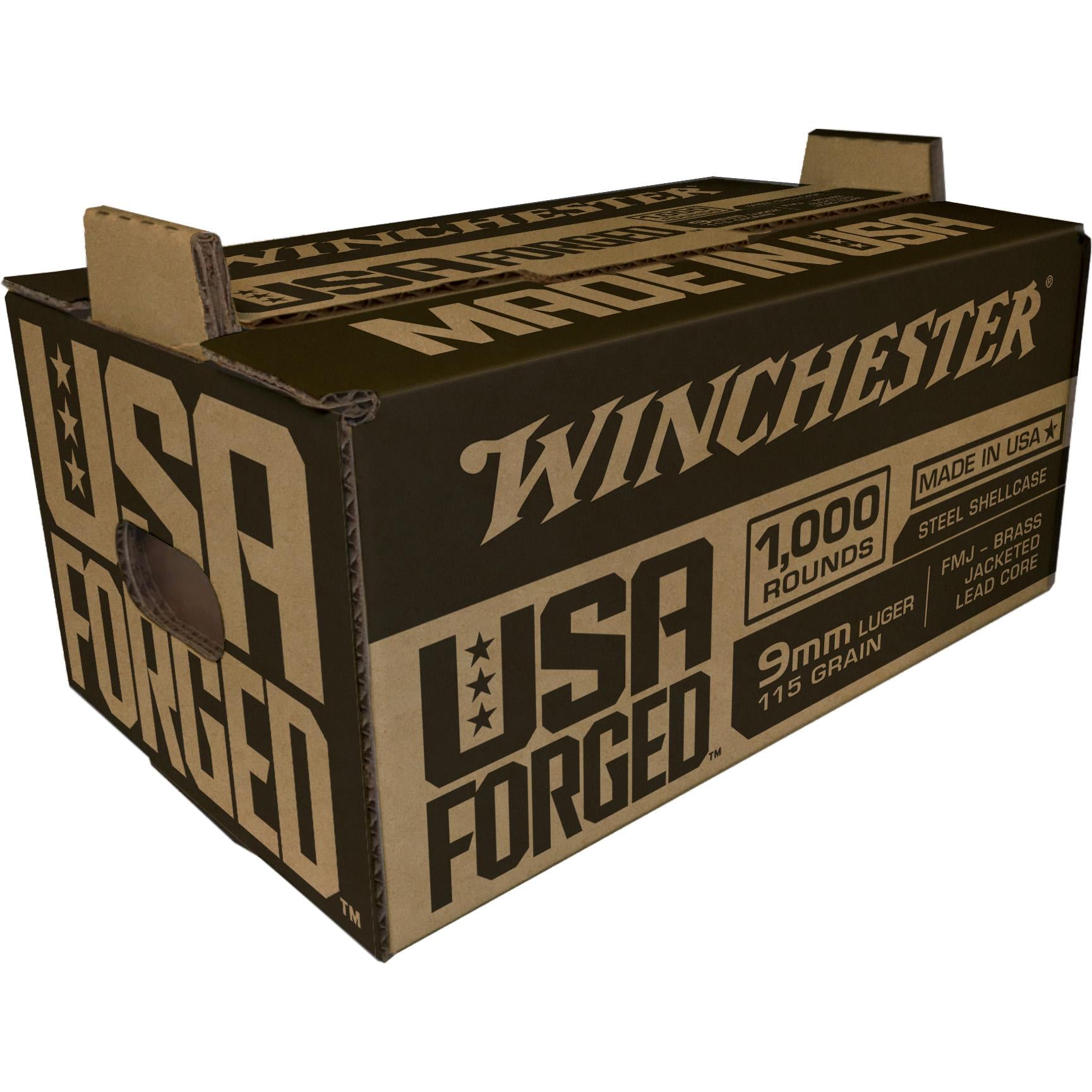Winchester USA Forged 9mm 1000ct