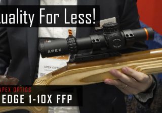 Apex Optics Rival 4-32 and Edge 1-10 booth deep dive Shot Show 2023