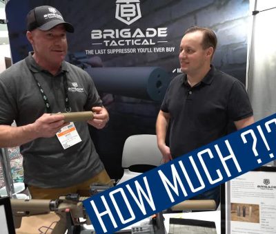 Brigade Tactical rifle suppressors Shot Show 2022 first look booth