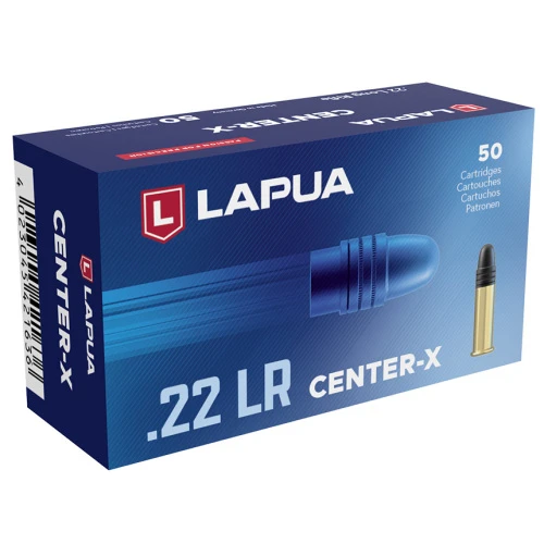 Lapua Center-X .22 LR ammunition, 50-round box