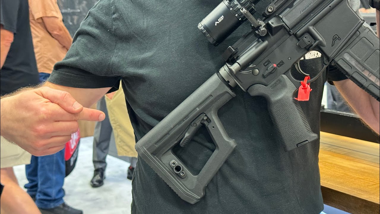 Magpul MOE V2 and MOE-PR carbine stocks NRA 2024 booth first look