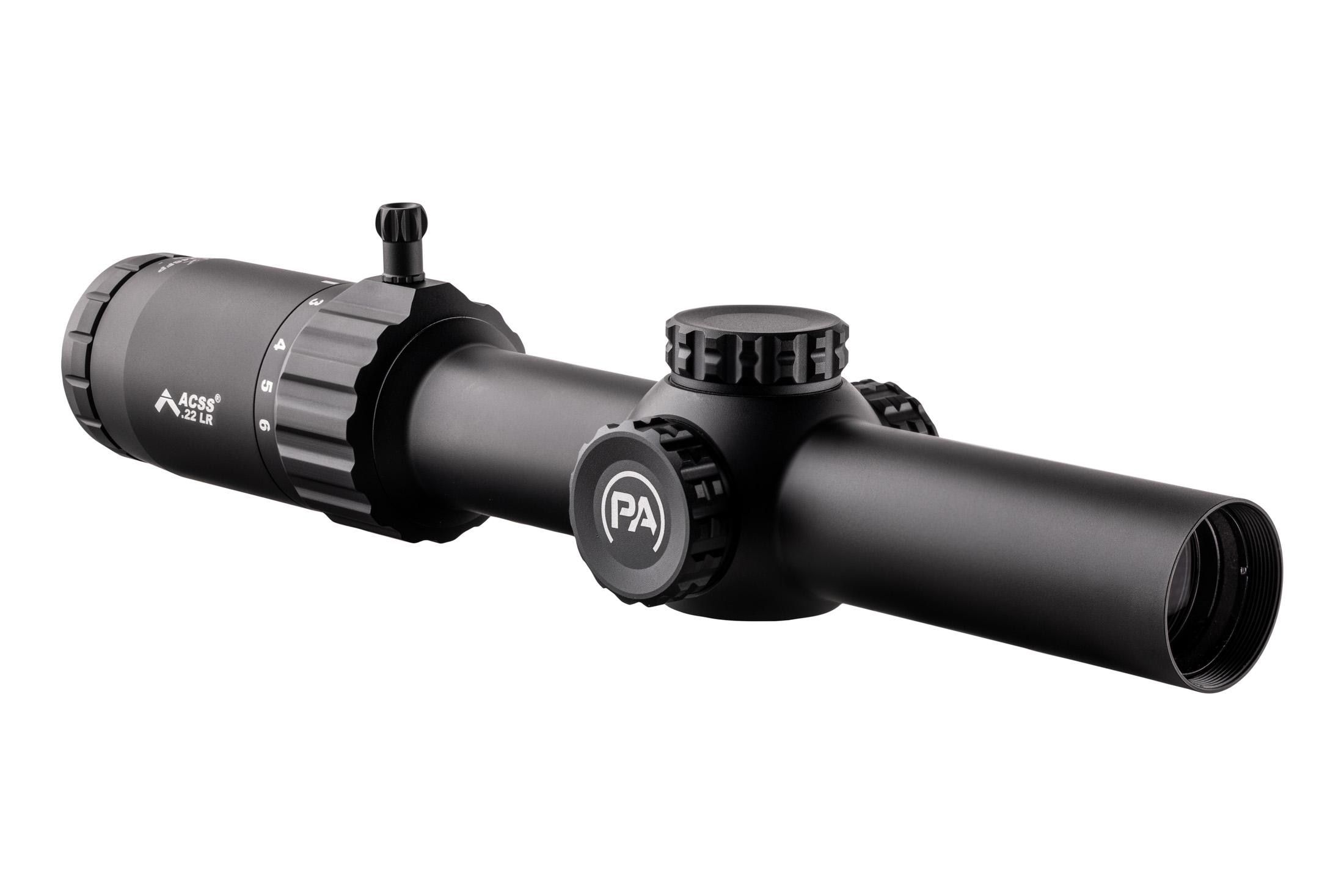 Primary Arms CLx 1-6x24mm SFP rifle scope with ACSS 22LR G2 reticle