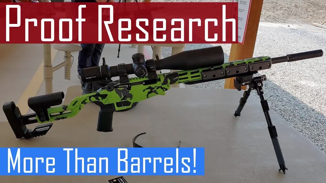 Proof Research CompExpo 2021 booth interview Elevation MTR Conviction rimfire chassis