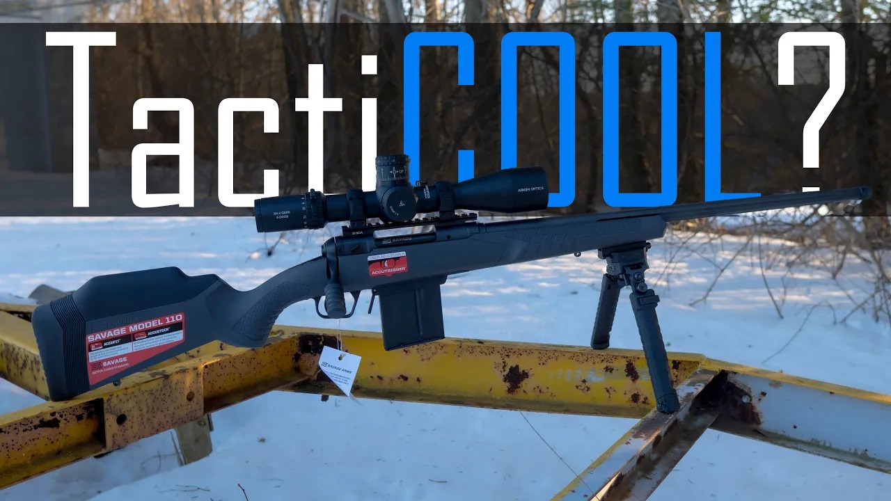 Savage 110 Tactical 6.5 PRC rifle range review