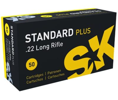 SK Standard Plus .22 LR ammunition, 50-round box