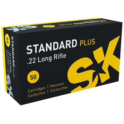 SK Standard Plus .22 LR ammunition, 50-round box