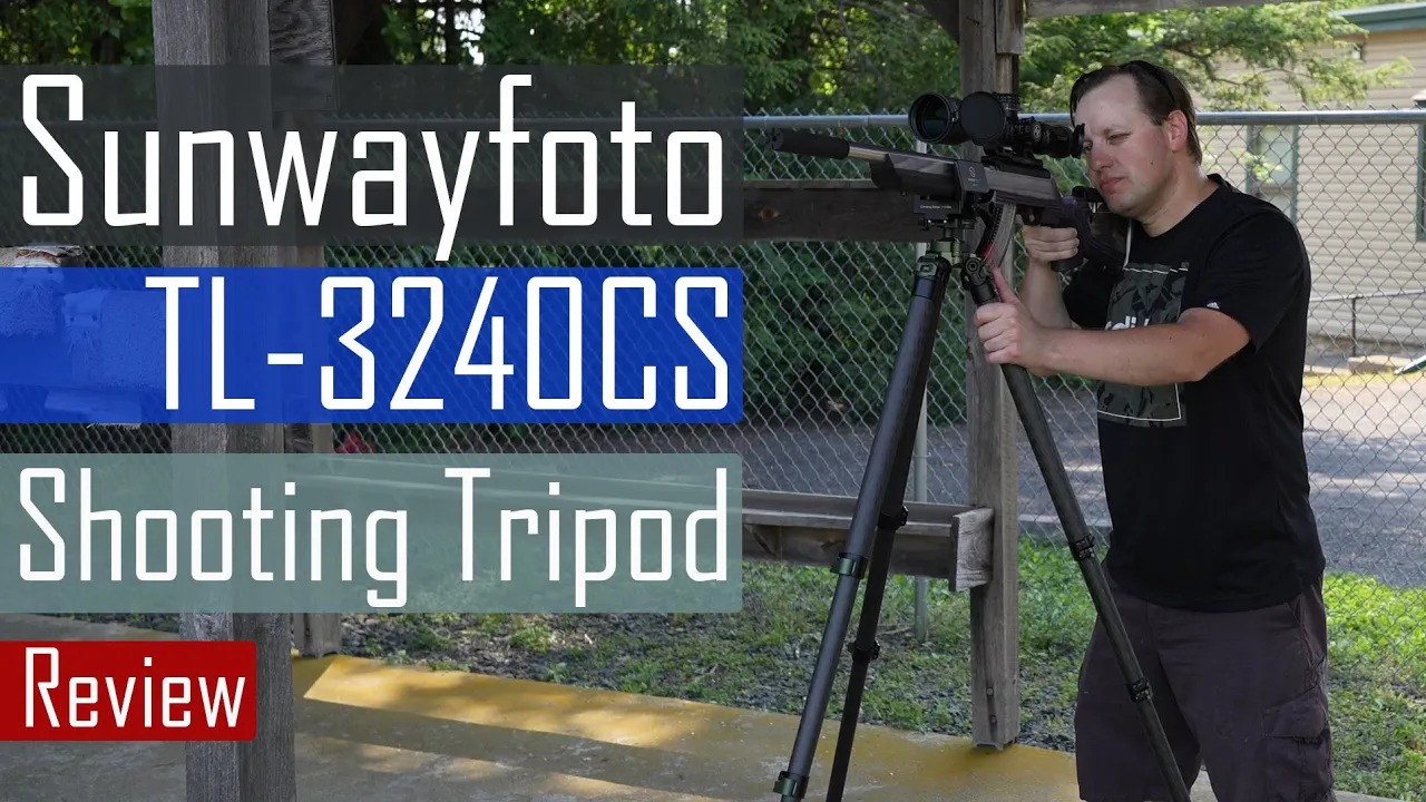 Sunwayfoto TL3240CS carbon fiber shooting tripod with lever locks