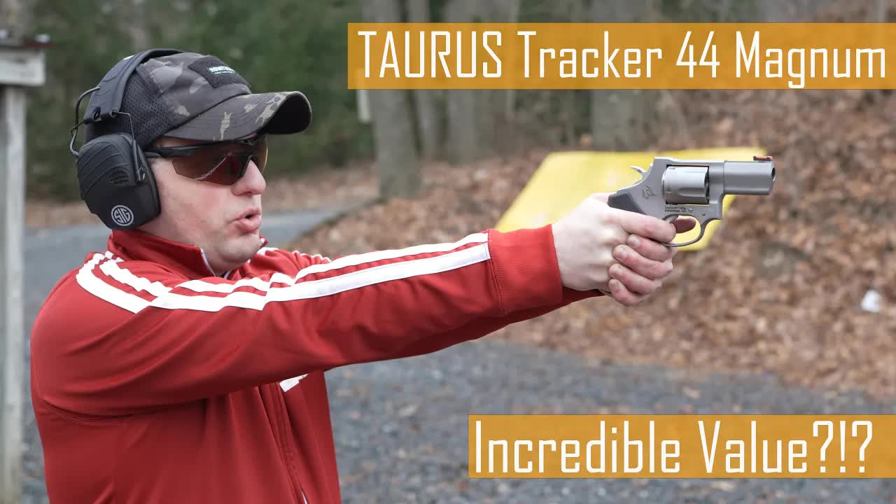 Taurus Tracker .44 Magnum revolver — SlavGuns range review