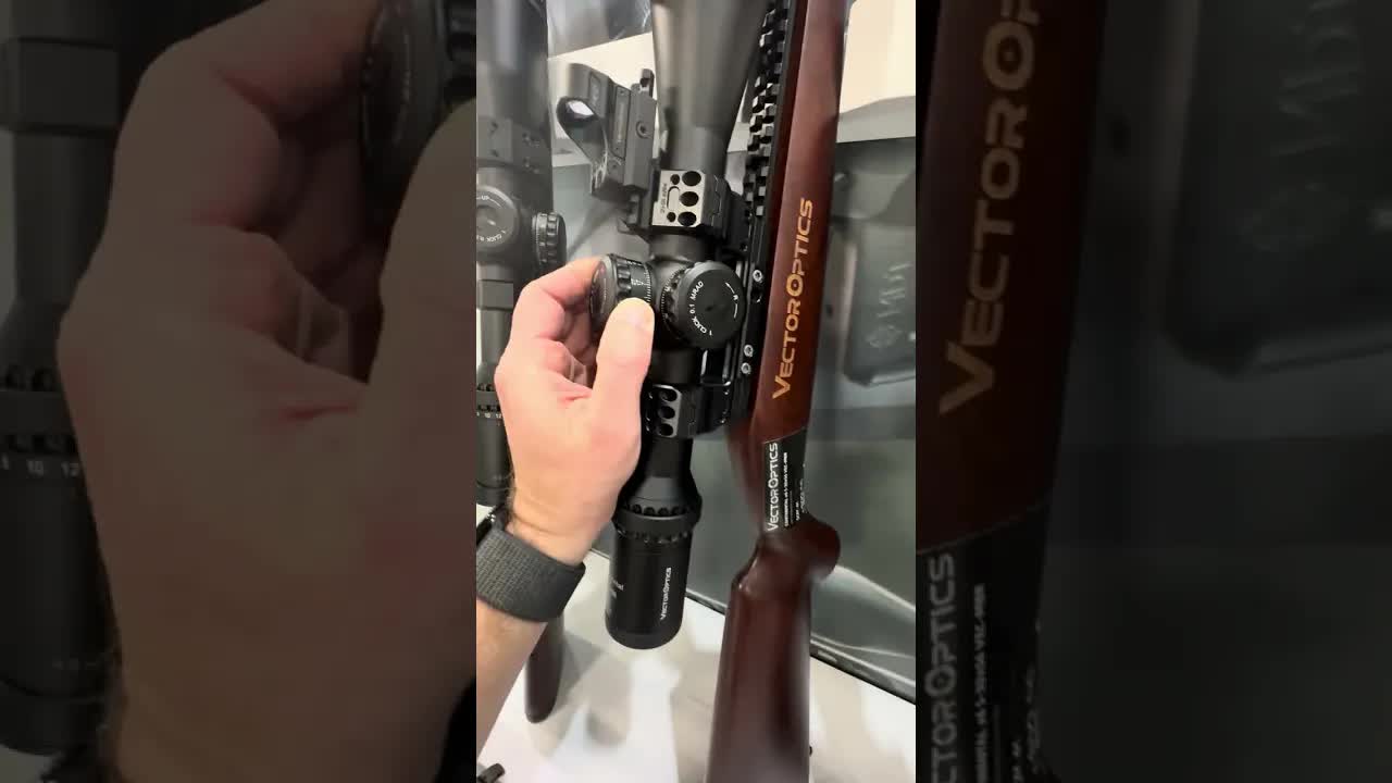 Vector Optics Continental Gen 2 swappable turret caps — SlavGuns Shot Show first look