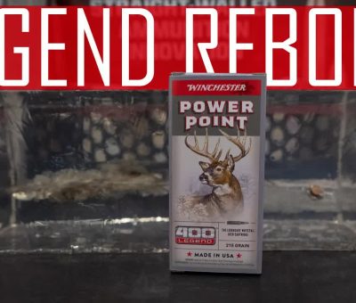 Winchester 400 Legend cartridge NRA 2023 booth interview