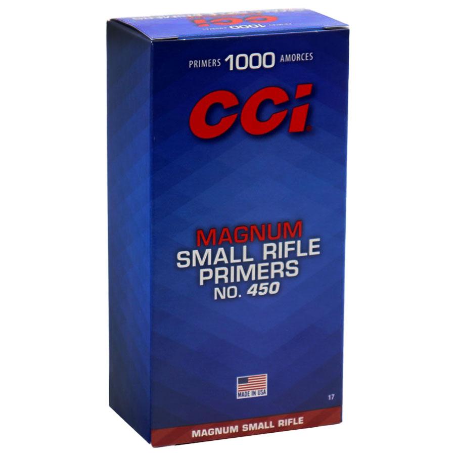 CCI #450 Mag Small Rifle Primers