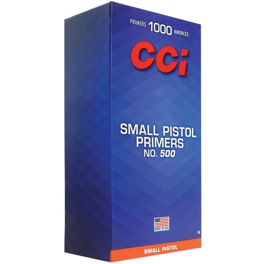 CCI #500 Small Pistol Primers 1000ct