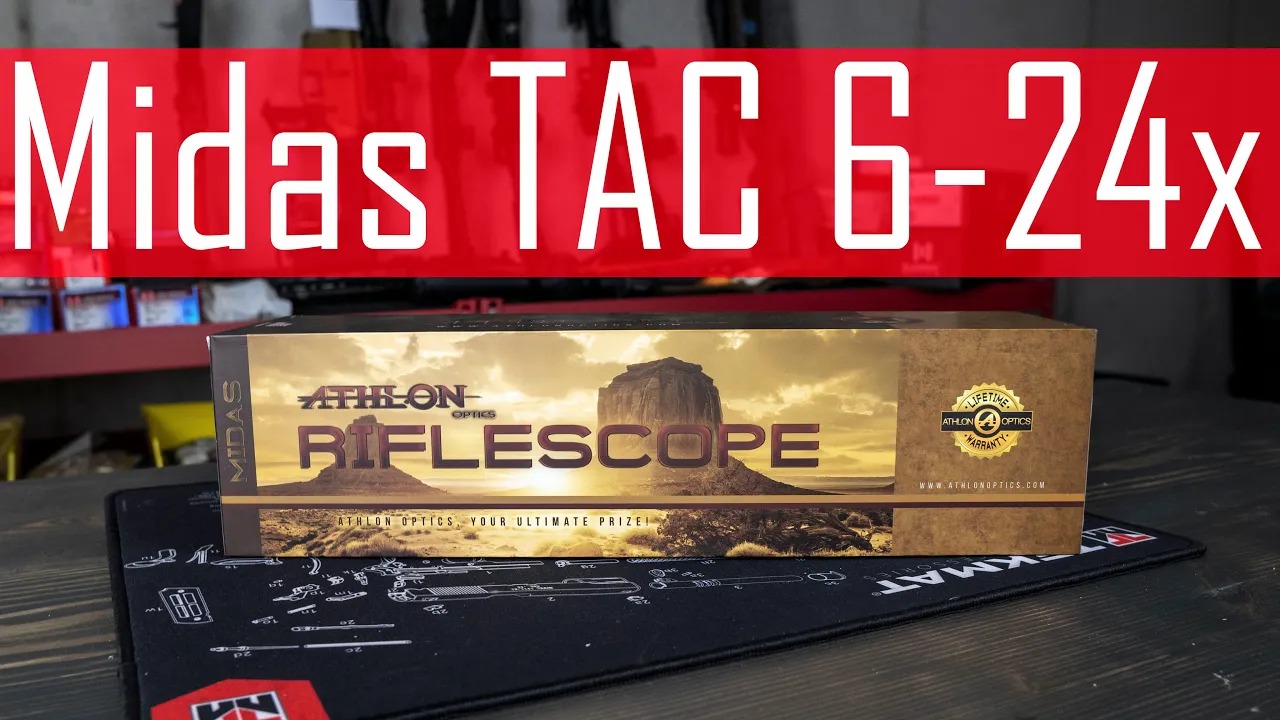 Athlon Midas TAC 6-24x50 FFP rifle scope unboxing first look