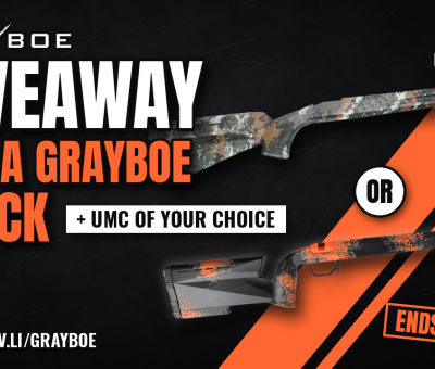 Grayboe stock giveaway - win a Flagstaff or Halo plus UMC of your choice