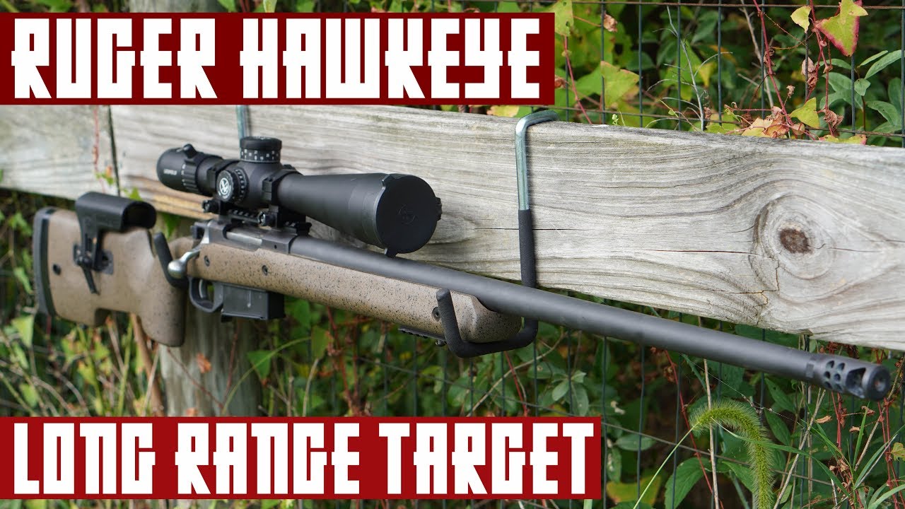 Ruger Hawkeye Long Range Target 6.5 PRC rifle with Leupold Mark 5HD scope