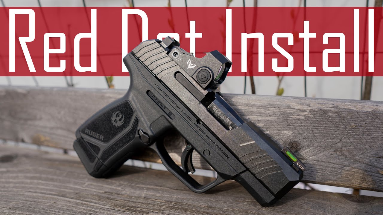 How to install a red dot sight on the Ruger Max-9 pistol